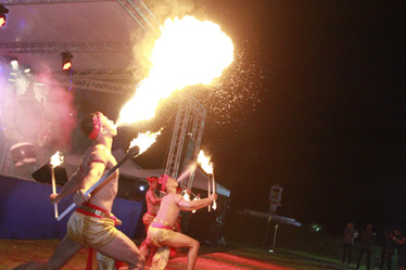Traditional Thai Fire show